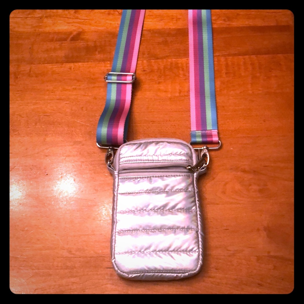 Cute translucent cross body phone bag!